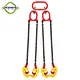 2000KG Double Drums manual drum lifter Lifting Tools IMPA614026